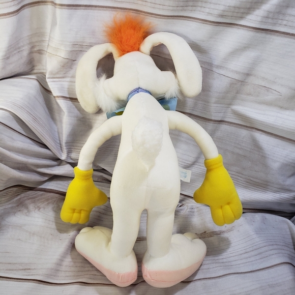 ๐SOLD๐ Playskool Roger Rabbit Plush Stuffed Animal 19 Inch 1988 No Overalls - Picture 6 of 9